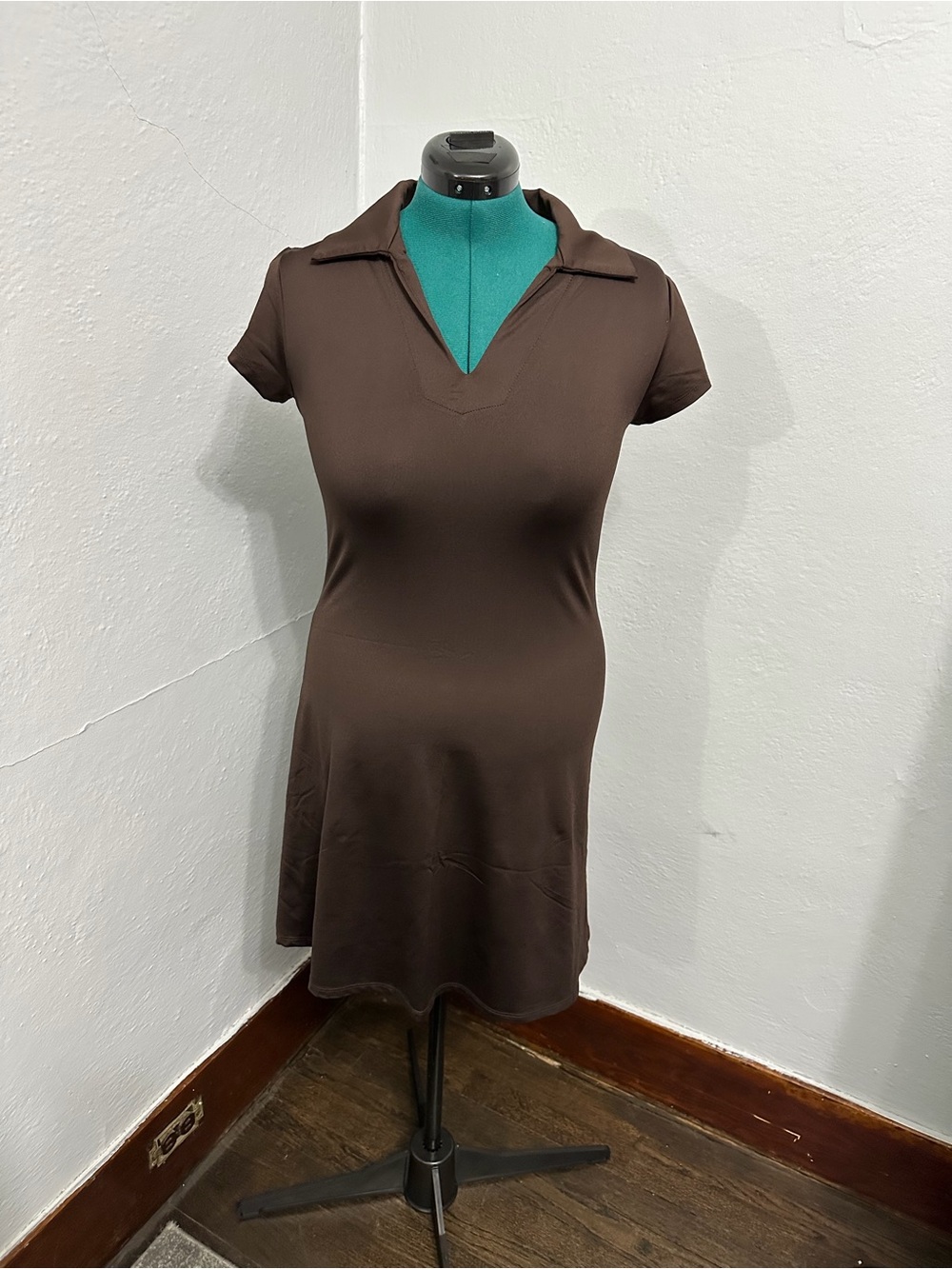 Boston Proper Brown Stretchy Dress